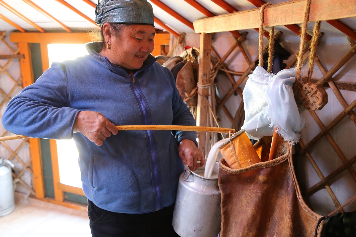 몽골에서도 루스솜의 마유주는 이색 별미로 누구나 꼭 맛보기를 추천받는다.